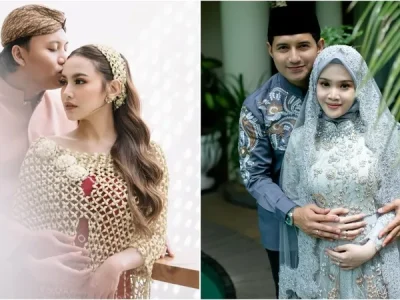 Artis Indonesia sambut kelahiran anak pertama 2025 (Foto: Instagram/mahaliniraharja, chand_kelvin)