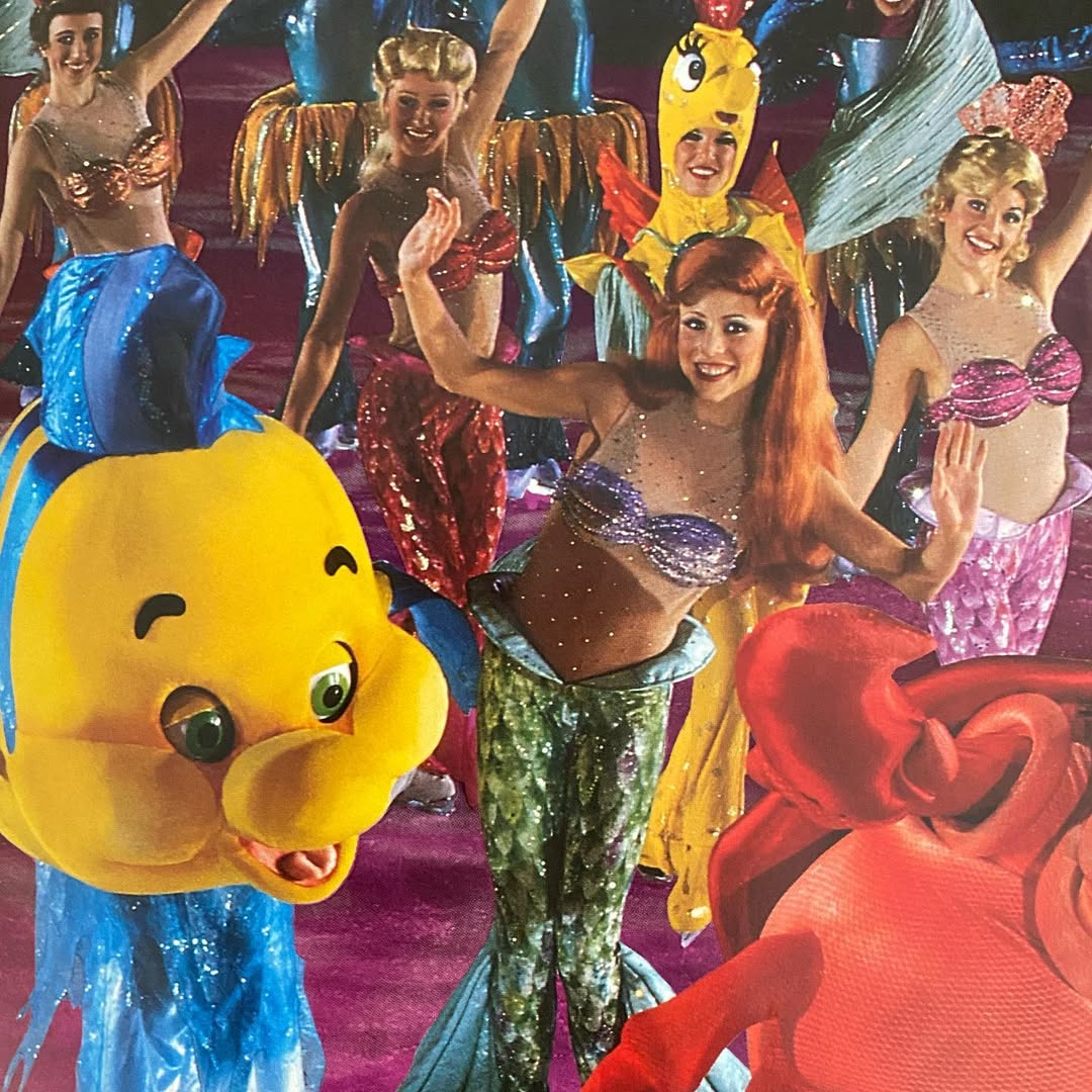 Inna Volyanskaya saat tampil sebagai Ariel di Disney On Ice (Foto: Instagram/volyanskayainna)