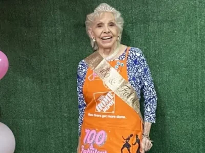 JoCleta Wilson dalam seragam kerjanya (Foto: Dok. Home Depot)