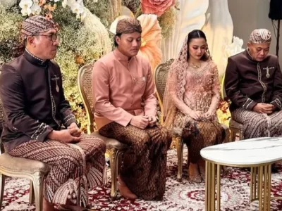 Momen tasyakuran Mahalini (Foto: Instagram/dionraharja)