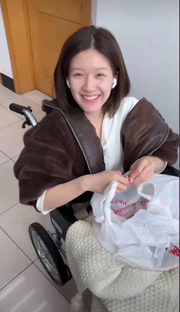 Keadaan Zhao Lusi sekarang (Foto: X/youniebear)