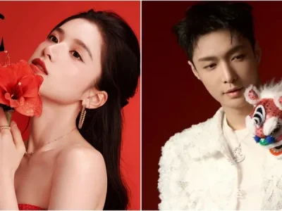 Sejumlah artis China ucapkan selamat Tahun Baru Imlek 2025 (Foto: Instagram, X)