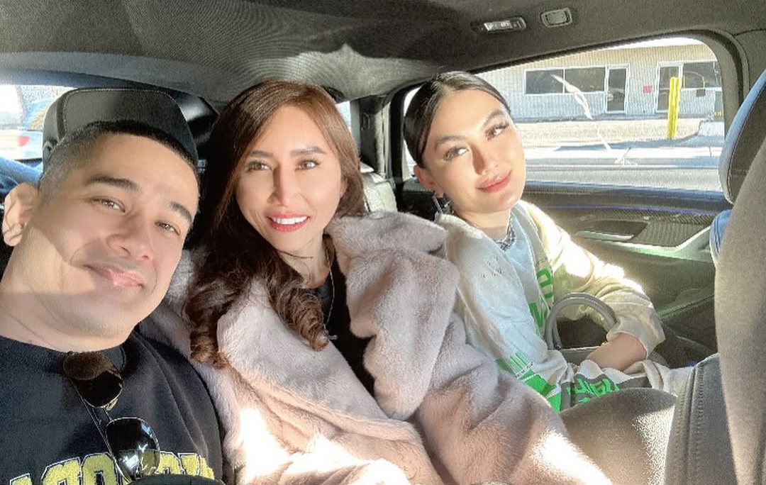 Okan dan Agnez kembali bertemu (Foto: Instagram/angelinevalesques)