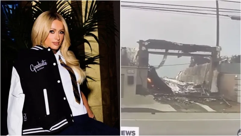 Rumah Paris Hilton Penuh Kenangan, Kini Hancur Jadi Abu