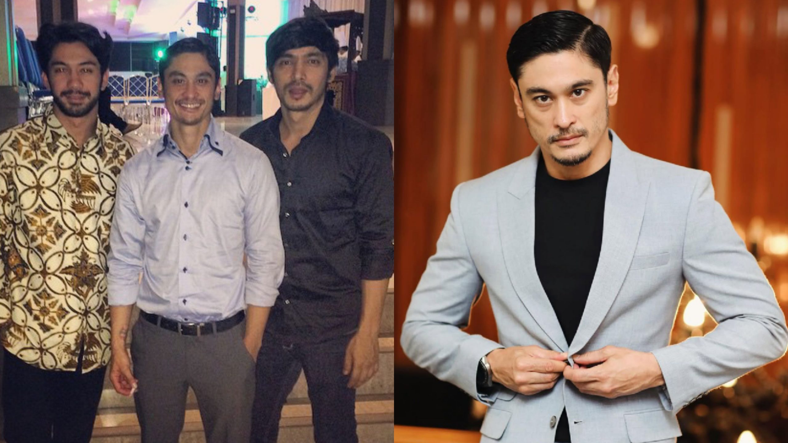 (Kiri) 2014 diantara Reza Rahadian dan Abimana (Foto: Instagram/reuben_elishama)