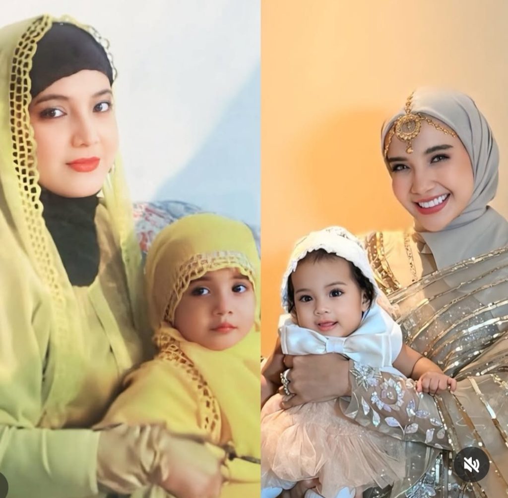 Perbandingan Humaira dan Zaskia kecil (Foto: Instagram/zaskiasungkar)