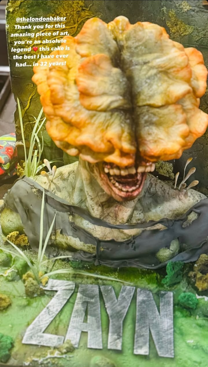 Kue ulang tahun 'The Last of Us' (Foto: Instagram/zayn)