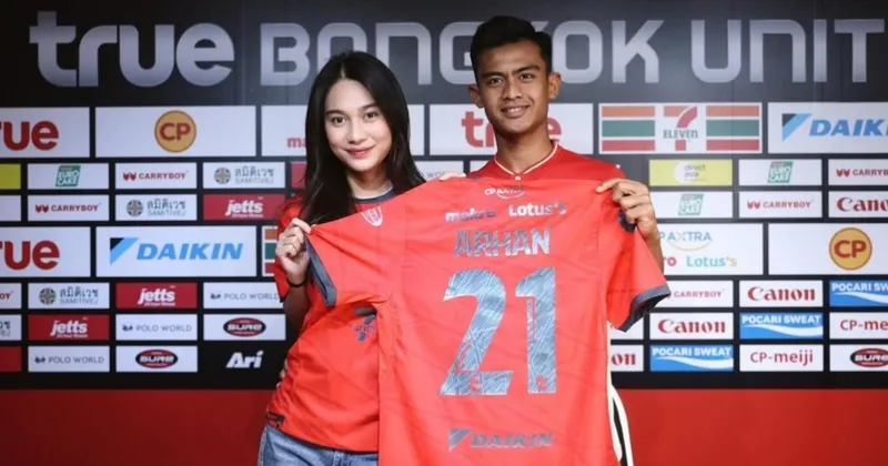 Azizah Salsha Temani Pratama Arhan Gabung Bangkok United FC