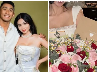 Ariel Tatum dan Daffa Wardhana diduga pacaran. (Foto: Kolase Instagram/arieltatum)