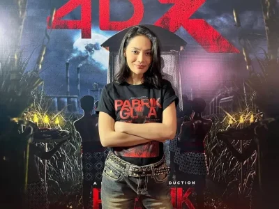 Erika Carlina membintangi film horor terbaru 'Pabrik Gula'. (Foto: Naomi/Nyata)