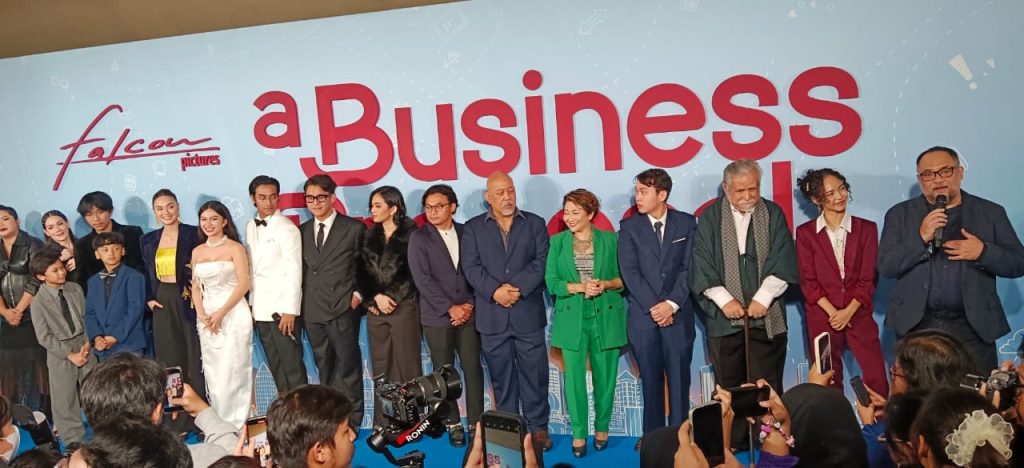 Konferensi pers film 'A Business Proposal' di XXI Grand Indonesia, Jakarta Pusat, pada Jumat (31/1/2025) malam. (Foto: Bayu/Nyata)