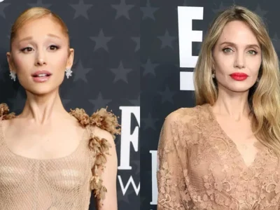 Sederet selebriti tampil mengenakan busana bernuansa earth tone di Critics Choice Awards 2025. Foto: Dok. Kolase JC Olivera/WWD, Matt Winkelmeyer/Getty