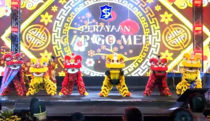 Musik dan Tarian Nusantara Meriahkan Perayaan Cap Go Meh di Surabaya