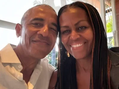 Potret mesra Barack dan Michelle Obama. Foto : Instagram/michelleobama