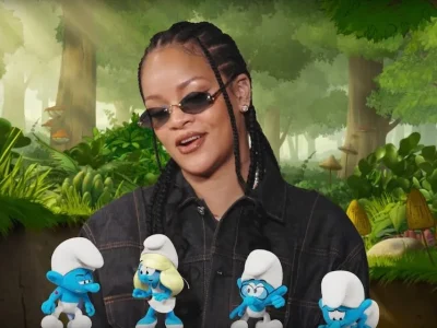 Rihanna mengisi soundtrack Film Smurfs. Foto : X