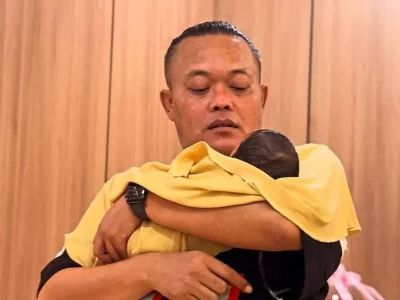 Anak Rizky Febian disebut Sule terlihat cantik dan mirip Mahalini. Foto : Instagram/ferdinan_sule
