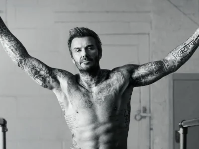 Potret bugar David Beckham. Foto : Instagram/davidbeckham