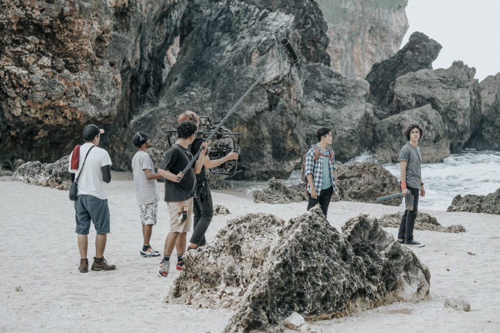 Lokasi syuting film horor 'Pulung Gantung' di kawasan hutan Gunungkidul, Yogyakarta. (Foto: Dok. Makara Production)
