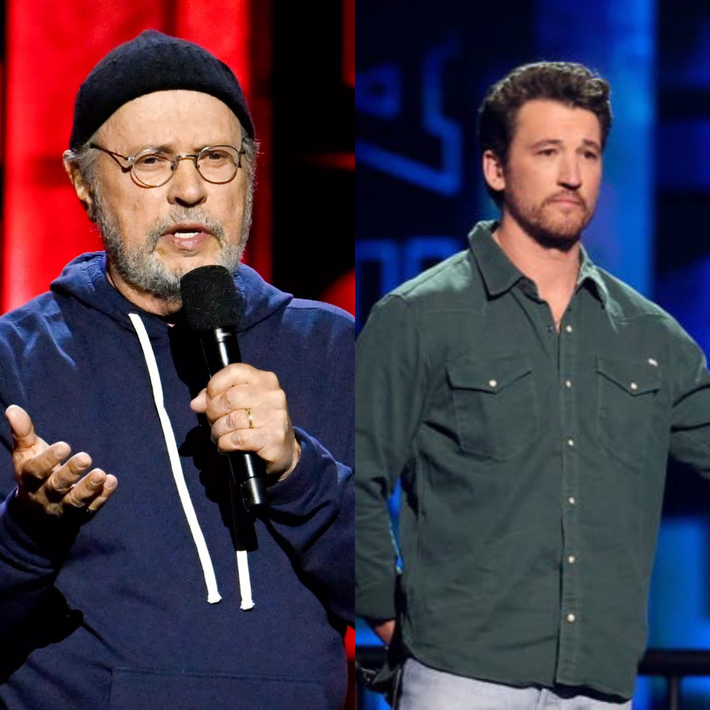 Billy Crystal (kiri) dan Miles Teller (Foto: Getty)