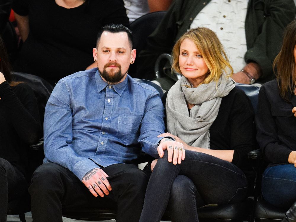 Cameron Diaz dan Benji Madden. Foto: Dok. Noel Vasquez/Getty Images