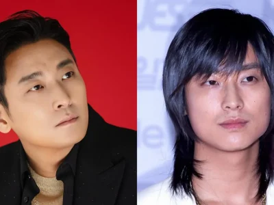Ju Ji Hoon di tahun 2025 (kiri) dan Ju Ji Hoon di tahun 2006. Foto: Dok. Kolase Blitzway Studio, X @yrdr2snaps