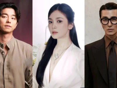 Gong Yoo, Song Hye Kyo, dan Cha Seung Won bakal beradu akting di drama Korea 'Show Business'. Foto: Dok. Kolase Management Soop, Instagram @kyo1122, @yg_stage