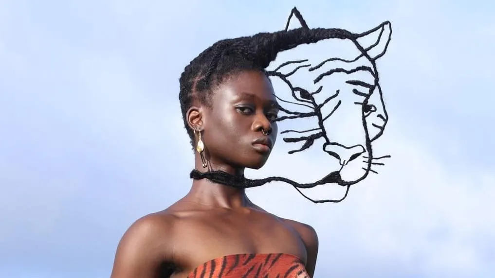 Unik dan Kreatif, Laetitia Ky Ubah Rambut Jadi Karya Seni