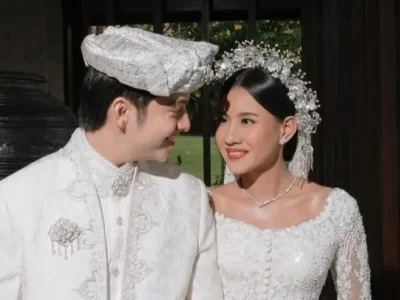 Angga Yunanda dan Shenina Cinnamon resmi menikah. Foto: Dok. Instagram @sheninacinnamon