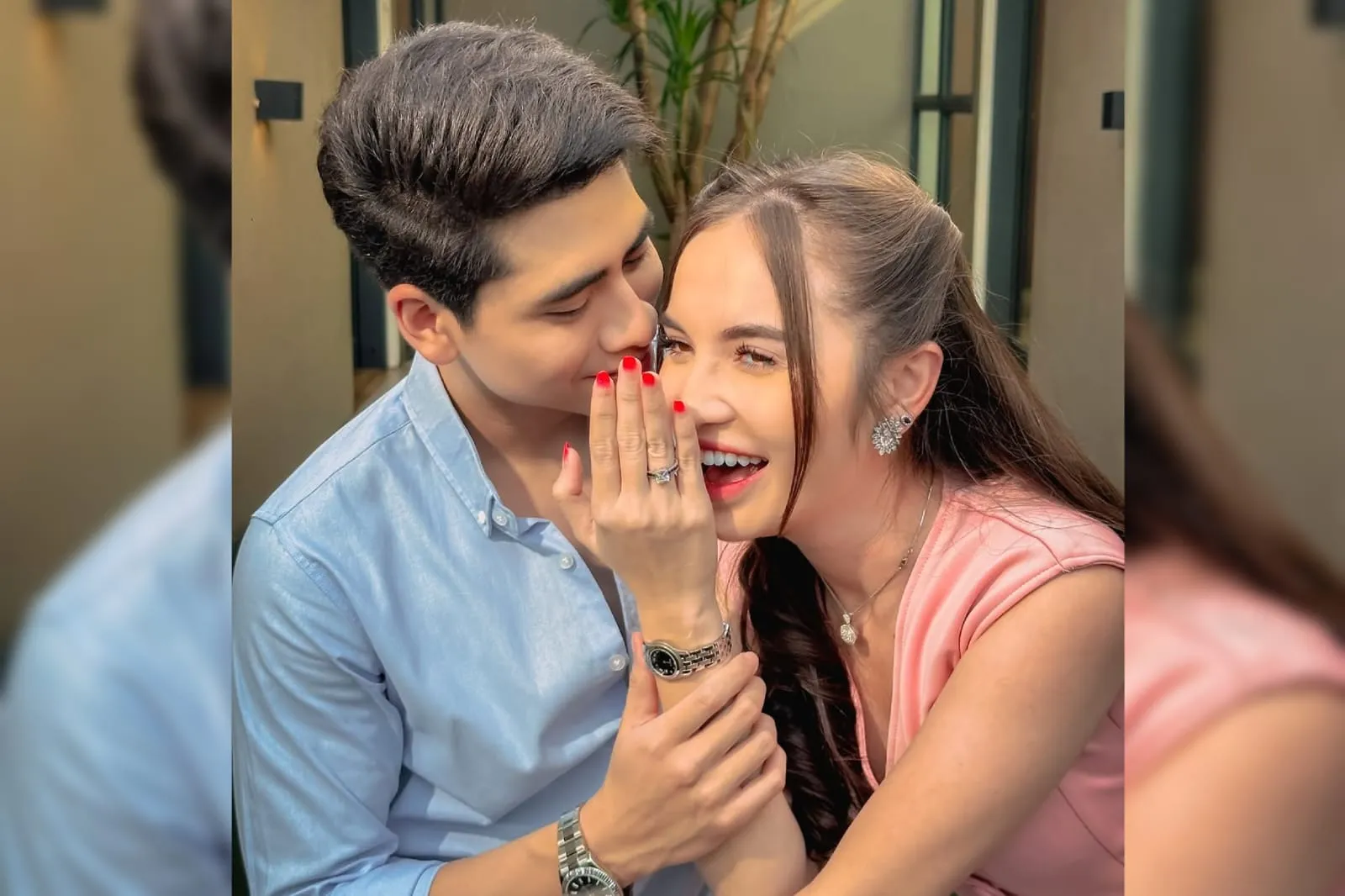Bikin Syok! Potret Romantis Elina Joerg Dilamar Athalla Naufal