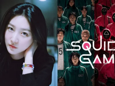 Kematian Kim Sae Ron disebut seperti 'Squid Game' di dunia nyata. Foto: Dok. Kolase Instagram @ron_sae, @netflix