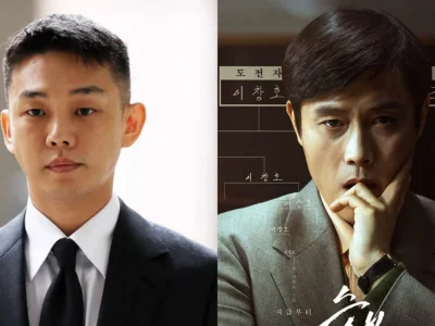 Yoo Ah In tak akan dilibatkan dalam promosi film 'The Match' bareng Lee Byung Hun. Foto: Dok. Kolase edaily, Instagram @by4mstudio.official