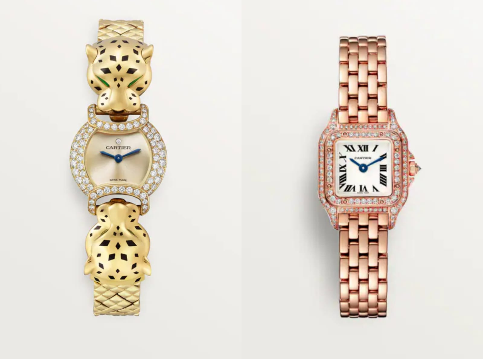 Dua jam tangan dari Cartier, hadiah Valentine Travis untuk Taylor. Foto: Dok. Cartier