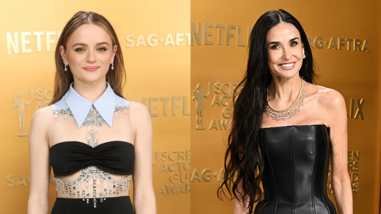 Gaun Hitam Elegan 6 Aktris di Red Carpet SAG Awards 2025