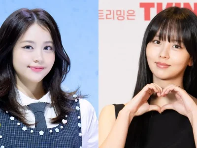 Carmen Hearts2Hearts disebut mirip Kim So Hyun. Foto: Dok. Kolase Dispatch, X @CJnDrama