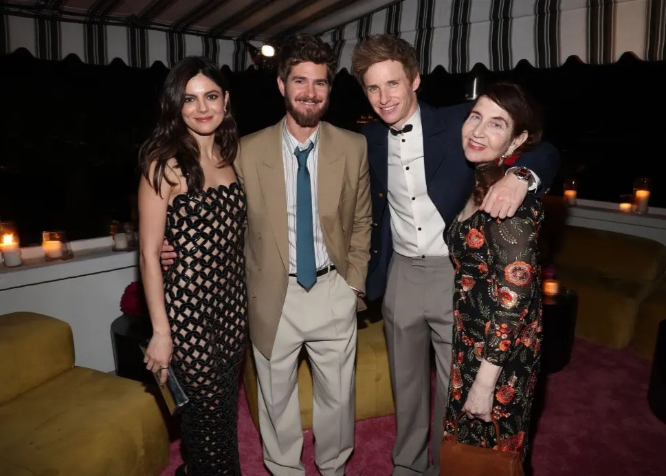 Monica dan Andrew di acara W Magazine bulan Januari (Foto: Getty Images)