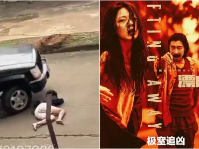 Kepala pemeran pengganti drama ‘Drifting Away’ nyaris terlindas mobil (Foto: X/Allcbizmelons, Instagram/jinmaimyprincess)