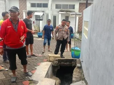 Bocah 12 tahun di Gresik tewas hanyut ke selokan. Foto : Istimewa