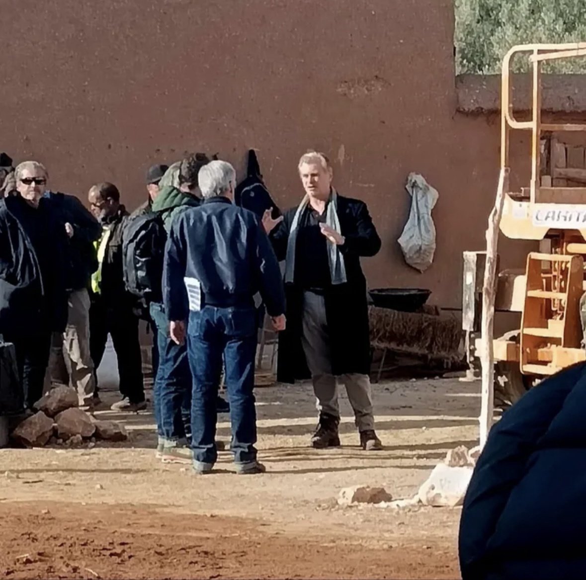 Christopher Nolan di lokasi syuting 'The Odyssey' (Foto: MaxBlizz)