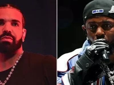 Diejek Kendrick Lamar, Drake bagi-bagi uang kepada penggemar. Foto : PRINCE WILLIAMS/WIREIMAGE; KEVIN SABITUS/GETTY