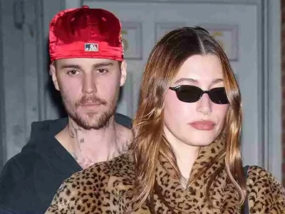 Justin Bieber membagikan momen makan malam pizza bersama Hailey. Foto : XNY/STAR MAX/GC IMAGES