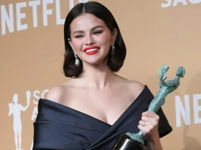 Selena Gomez terlihat kurus di SAG Awards (Foto: FilmMagic)