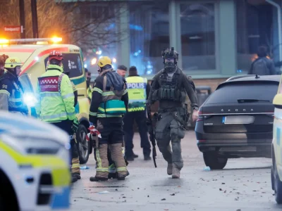 Tragedi penembakan massal di Swedia (Foto: Reuters)