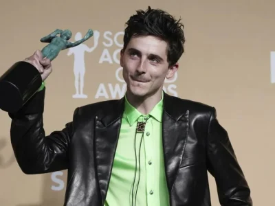 Timothee Chalamet raih Best Actor SAG Awards 2025 (Foto: Jordan Strauss/Invision)
