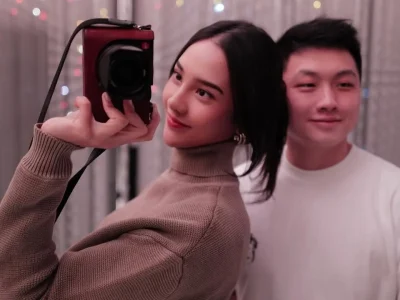 Anya Geraldine dan Tora Widjaja (Foto: Instagram/torawidjaja)
