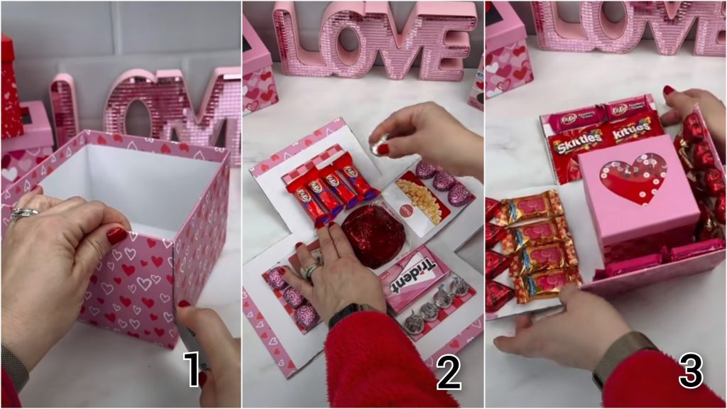 Candy box untuk valentine (Foto: Pinterest)