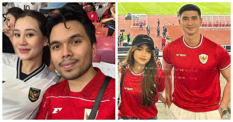 Tribun Date, Sederet Pasangan Selebriti Nonton Timnas Indonesia di GBK