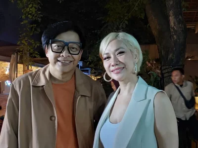 Armand Maulana dan BCL soal Polemik UU Hal Cipta. (Foto: Agnes/Nyata)