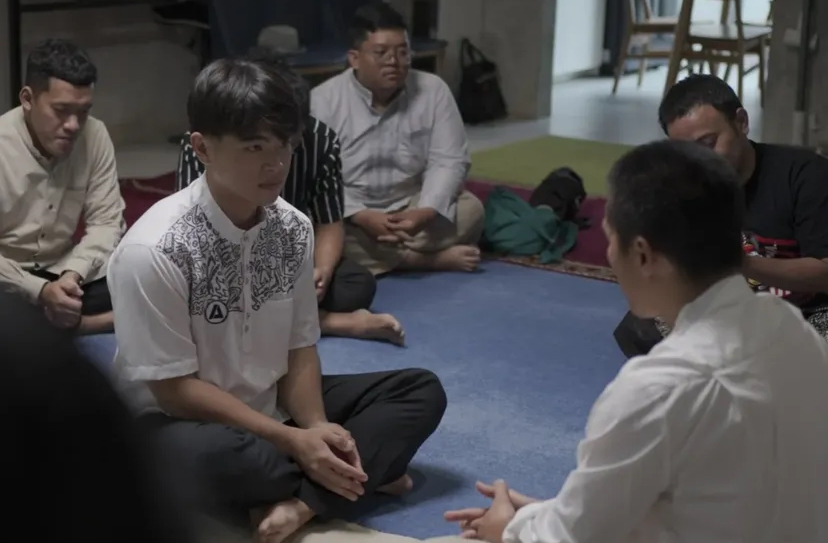Detik-detik Steven Wongso mualaf. (Foto: Istimewa)