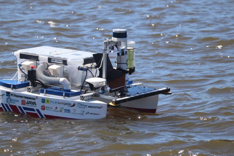 Kapal Robot Buatan Mahasiswa ITS di IRC 2025. (Foto: Dok. Pri)