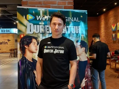 Nino Fernandez didapuk menggantikan Mischa Chandrawinata di series 'Duren Jatuh'. (Foto: Agnes/Nyata)